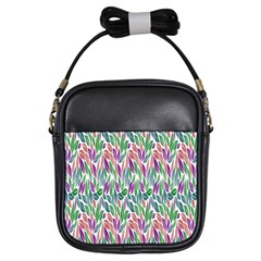 Rainbow Leafs Girls Sling Bag by Sparkle