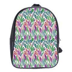 Rainbow Leafs School Bag (xl) by Sparkle