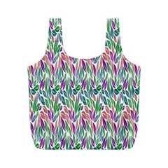 Rainbow Leafs Full Print Recycle Bag (m) by Sparkle