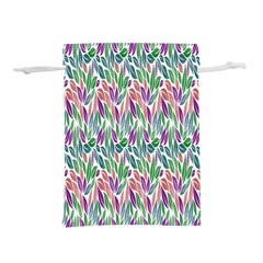 Rainbow Leafs Lightweight Drawstring Pouch (s) by Sparkle