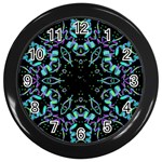 Kolodo Blue Cheer Wall Clock (Black) Front