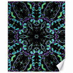 Kolodo Blue Cheer Canvas 11  X 14  by Sparkle