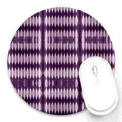 Purple Tigress Round Mousepads by Sparkle