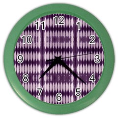 Purple Tigress Color Wall Clock by Sparkle