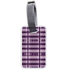 Purple Tigress Luggage Tag (one Side) by Sparkle