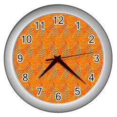 Sea Beyond Thefire Wall Clock (silver) by Sparkle