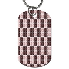 Rosegold Beads Chessboard Dog Tag (one Side)