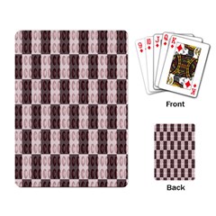 Rosegold Beads Chessboard Playing Cards Single Design (rectangle) by Sparkle