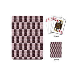 Rosegold Beads Chessboard Playing Cards Single Design (mini)