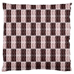 Rosegold Beads Chessboard Standard Flano Cushion Case (one Side) by Sparkle