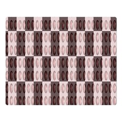 Rosegold Beads Chessboard Double Sided Flano Blanket (large)  by Sparkle