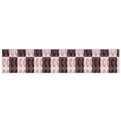 Rosegold Beads Chessboard Small Flano Scarf by Sparkle