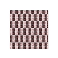 Rosegold Beads Chessboard Satin Bandana Scarf by Sparkle