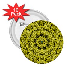 Yellow Kolodo 2.25  Buttons (10 pack) 