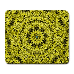 Yellow Kolodo Large Mousepads