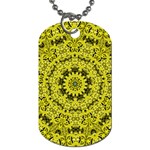 Yellow Kolodo Dog Tag (One Side) Front