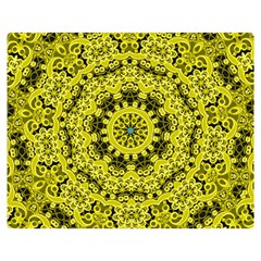 Yellow Kolodo Double Sided Flano Blanket (Medium) 