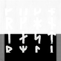 Younger Futhark Rune Set Collected Inverted Rectangular Jigsaw Puzzl by WetdryvacsLair