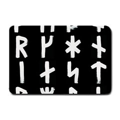 Younger Futhark Rune Set Collected Inverted Small Doormat  by WetdryvacsLair