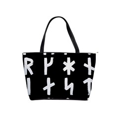 Younger Futhark Rune Set Collected Inverted Classic Shoulder Handbag by WetdryvacsLair