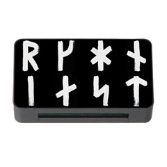 Younger Futhark Rune Set Collected Inverted Memory Card Reader With Cf by WetdryvacsLair