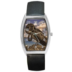 Apocalyptic Future Concept Artwork Barrel Style Metal Watch by dflcprintsclothing