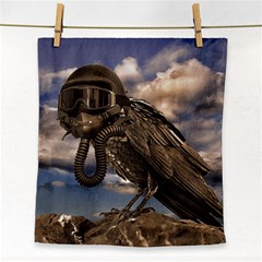 Apocalyptic Future Concept Artwork Face Towel by dflcprintsclothing