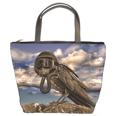 Apocalyptic Future Concept Artwork Bucket Bag by dflcprintsclothing