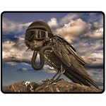 Apocalyptic Future Concept Artwork Double Sided Fleece Blanket (Medium)  58.8 x47.4  Blanket Front