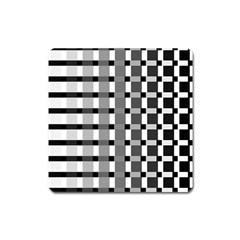 Nine Bar Monochrome Fade Squared Pulled Inverted Square Magnet by WetdryvacsLair