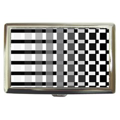 Nine Bar Monochrome Fade Squared Pulled Inverted Cigarette Money Case by WetdryvacsLair