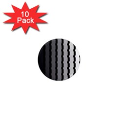 Nine Bar Monochrome Fade Squared Pulled 1  Mini Magnet (10 Pack)  by WetdryvacsLair