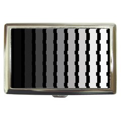 Nine Bar Monochrome Fade Squared Pulled Cigarette Money Case by WetdryvacsLair