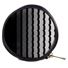 Nine Bar Monochrome Fade Squared Pulled Mini Makeup Bag by WetdryvacsLair