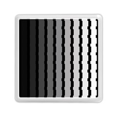 Nine Bar Monochrome Fade Squared Pulled Memory Card Reader (square) by WetdryvacsLair