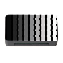 Nine Bar Monochrome Fade Squared Pulled Memory Card Reader With Cf by WetdryvacsLair