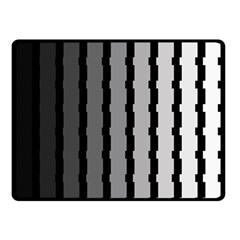 Nine Bar Monochrome Fade Squared Pulled Double Sided Fleece Blanket (small)  by WetdryvacsLair