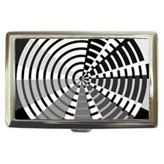 Nine Bar Monochrome Fade Squared Wheel Cigarette Money Case by WetdryvacsLair