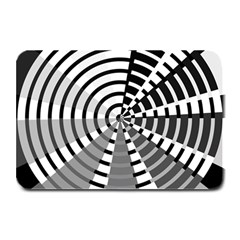 Nine Bar Monochrome Fade Squared Wheel Plate Mats by WetdryvacsLair