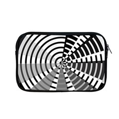 Nine Bar Monochrome Fade Squared Wheel Apple Macbook Pro 13  Zipper Case by WetdryvacsLair