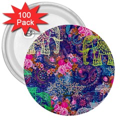 Bandana-mask Fdbm027 3  Buttons (100 Pack)  by fatfatiya