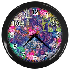 Bandana-mask Fdbm027 Wall Clock (black)