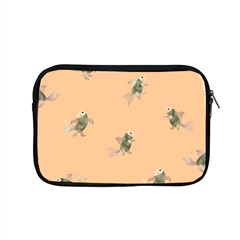 Delicate Decorative Seamless  Pattern With  Fairy Fish On The Peach Background Apple Macbook Pro 15  Zipper Case by EvgeniiaBychkova