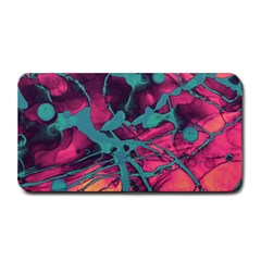 Pink And Turquoise Alcohol Ink Medium Bar Mats by Dazzleway