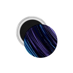 Blue And Purple Stripes 1 75  Magnets by Dazzleway