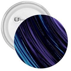 Blue And Purple Stripes 3  Buttons by Dazzleway