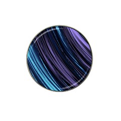 Blue And Purple Stripes Hat Clip Ball Marker (4 Pack) by Dazzleway