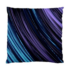 Blue And Purple Stripes Standard Cushion Case (two Sides) by Dazzleway