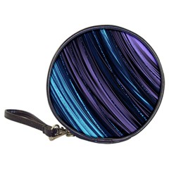 Blue And Purple Stripes Classic 20-cd Wallets by Dazzleway