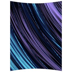 Blue And Purple Stripes Back Support Cushion by Dazzleway